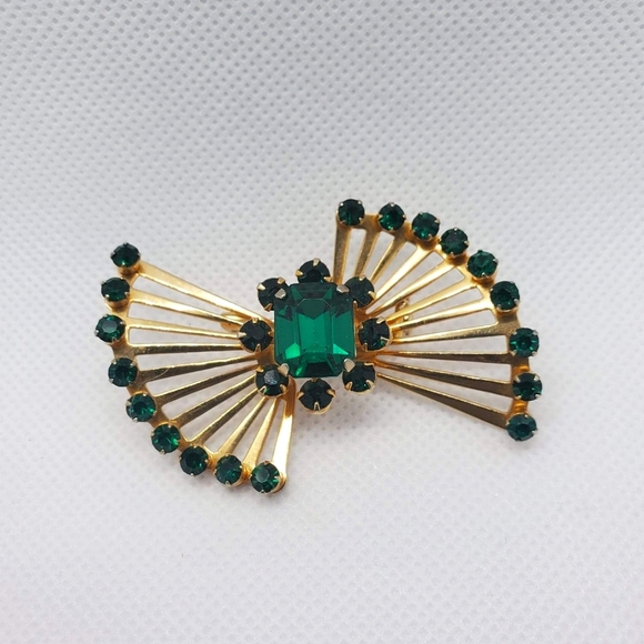 Vintage Coro Bow Brooch - Picture 1 of 4